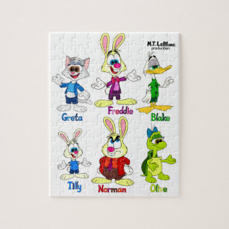 Freddie Bunny & Vänner Pussel