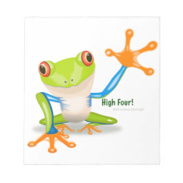 Freddie Frog "High Four" Anteckningsblock