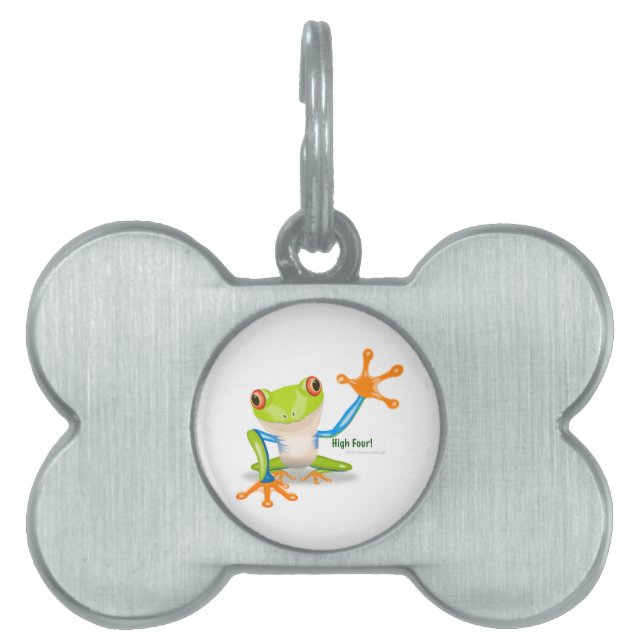 Freddie Frog "High Four" ID-bricka Husdjur (Framsidan)