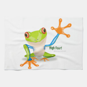 Freddie Frog "High Four" Kökshandduk