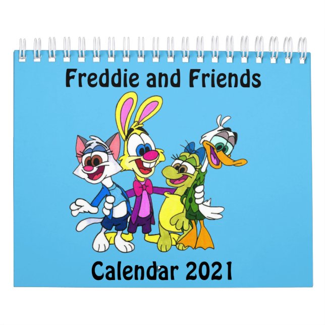 Freddie och Vänner Liten kalender (Omslag)