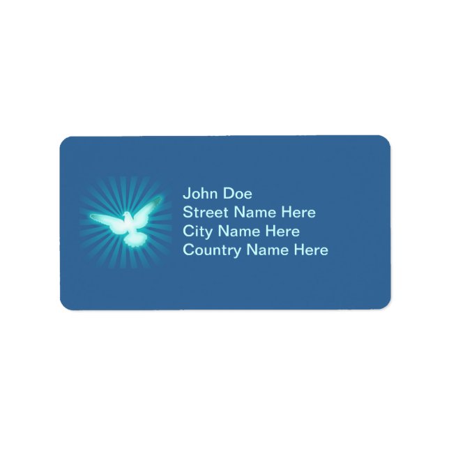 Fredduva Adressetikett (Framsidan)