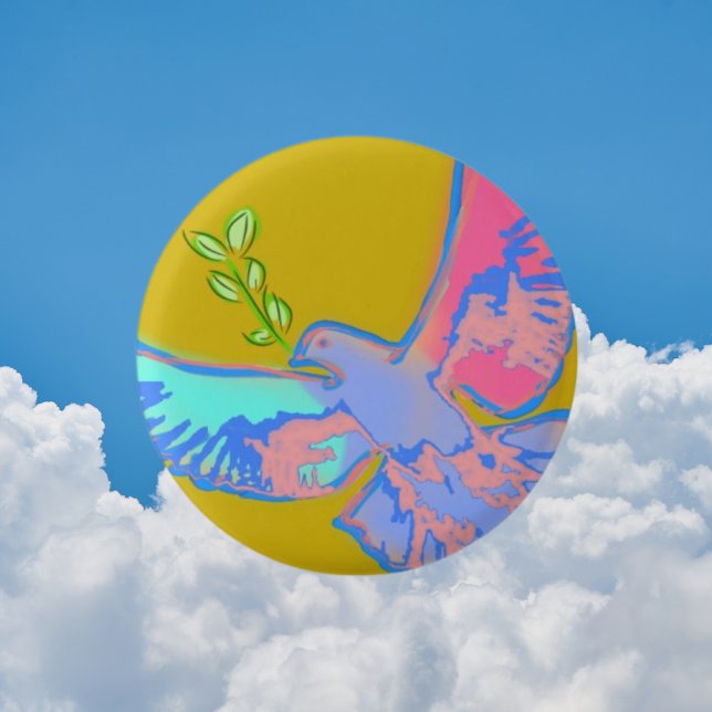 Fredduva, ingen gult i krig knapp (Skapare uppladdad)