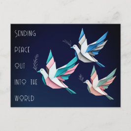 Fredduvor eller rosa blått vykort