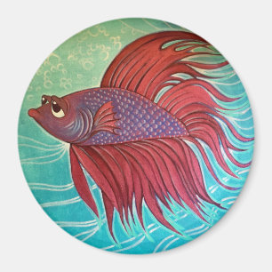 Freddy den ledsna fisken magnet