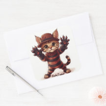 Freddy den söta Halloweenkatten