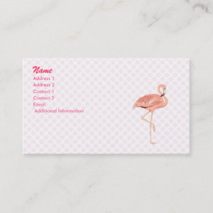 Freddy Flamingo Visitkort