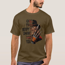 Freddy Horror Grafisk Halloween T-shirt t-shirt
