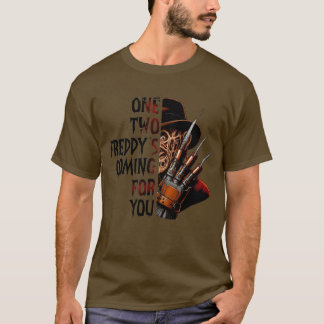 Freddy Horror Grafisk Halloween T-shirt t-shirt