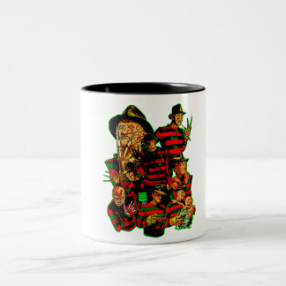 Freddy Movie Horror Två-Tonad Mugg