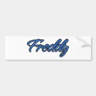 Freddy Namn blue Aufkleber Sticker Autoaufkleber Bildekal