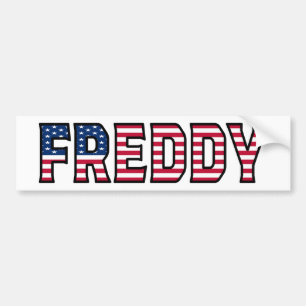 Freddy Namn Vorname USA Aufkleber Sticker Auto Bildekal