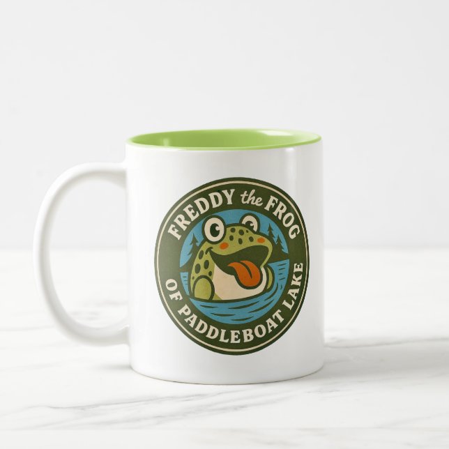Freddy the Frog LVL Mug Två-Tonad Mugg (Vänster)