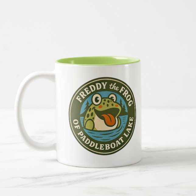 Freddy The Frog Mug Två-Tonad Mugg (Vänster)