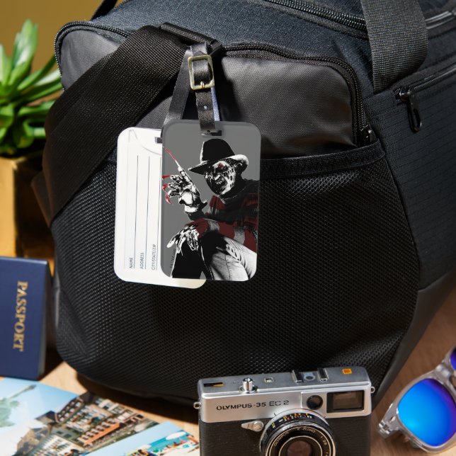 Freddy vs. Jason | Freddy Seeing Red Bagagebricka (Framsida & Baksida)