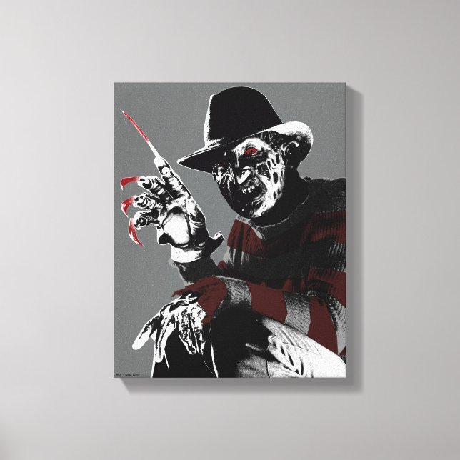 Freddy vs. Jason | Freddy Seeing Red Canvastryck (Framsida)