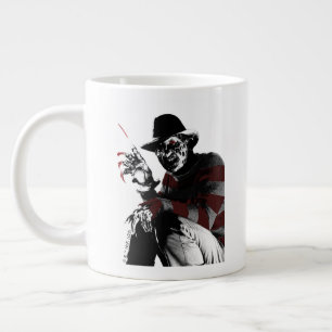 Freddy vs. Jason Freddy Seeing Red Jumbo Mugg