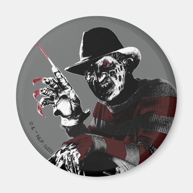 Freddy vs. Jason | Freddy Seeing Red Magnet (Framsidan)