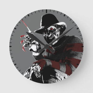 Freddy vs. Jason Freddy Seeing Red Rund Klocka