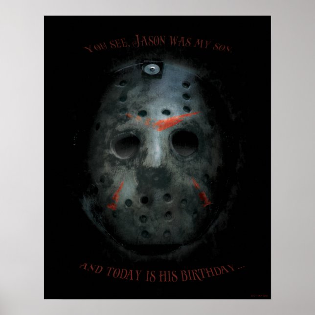 Freddy vs. Jason | Jason Mask Quote Poster (Framsidan)