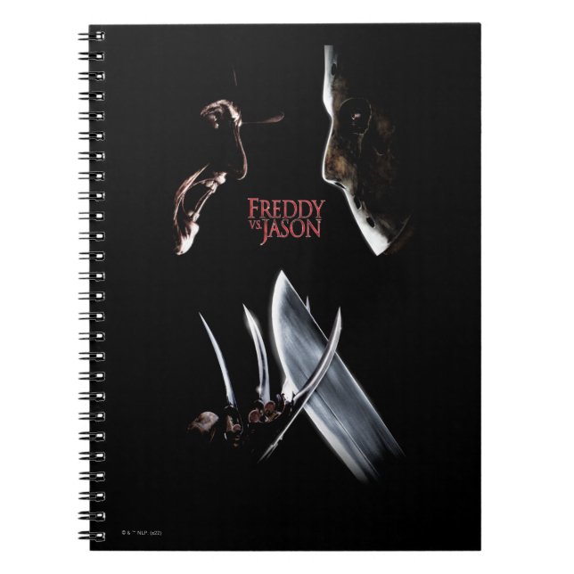 Freddy vs. Jason | Teaterisk Poster Anteckningsbok (Framsidan)