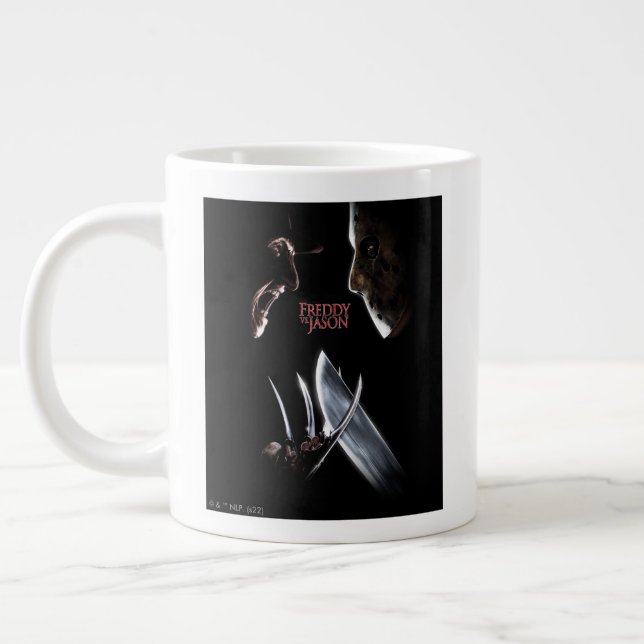 Freddy vs. Jason | Teaterisk Poster Jumbo Mugg (Vänster)