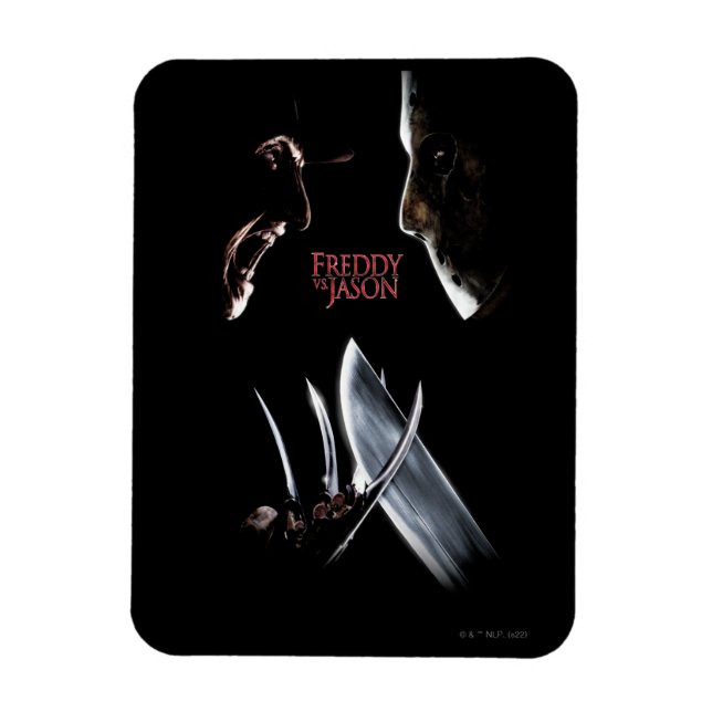 Freddy vs. Jason | Teaterisk Poster Magnet (Vertikal)