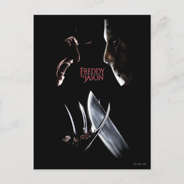 Freddy vs. Jason | Teaterisk Poster Vykort (Framsida)