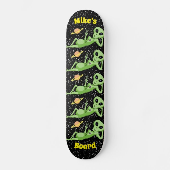 Freden Alien Skateboard Deck (Framsida)