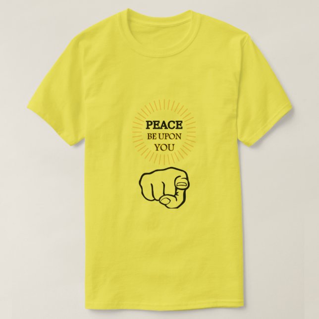 Freden är på dig.. t shirt (Design framsida)