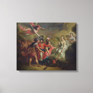 Freden av Amiens, 25th mars 1802 Canvastryck