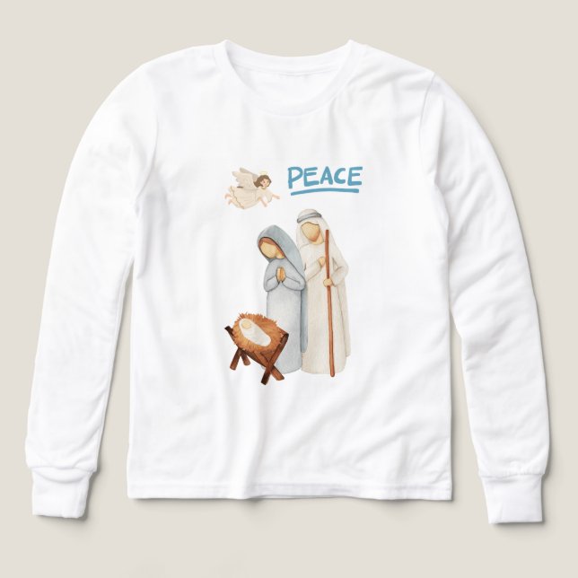 Freden börjar i mangaren t shirt (Design framsida)