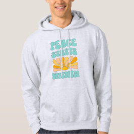 Freden börjar inom hoodie