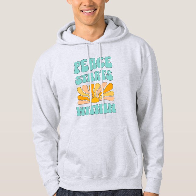 Freden börjar inom hoodie (Framsida)