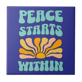 Freden börjar inom kakelplatta