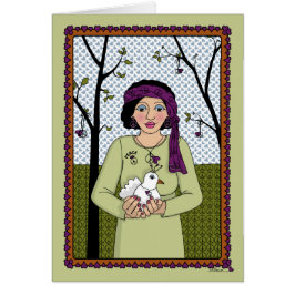 Freden för mind_A_Greeting Card Hälsningskort