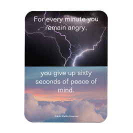 Freden för Mind Ralph Waldo Emerson Quote Magnet