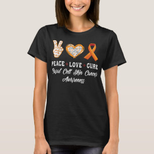 Freden Kärlek botar den grundläggande hudcancermed T Shirt