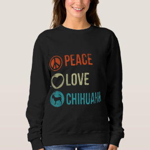 Freden Kärlek Chihuahua Hund älskare Pet Owner-gåv T Shirt