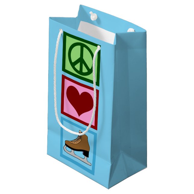 Freden Kärlek Figur Skating Ice Skates (Framsidan Vinklad)