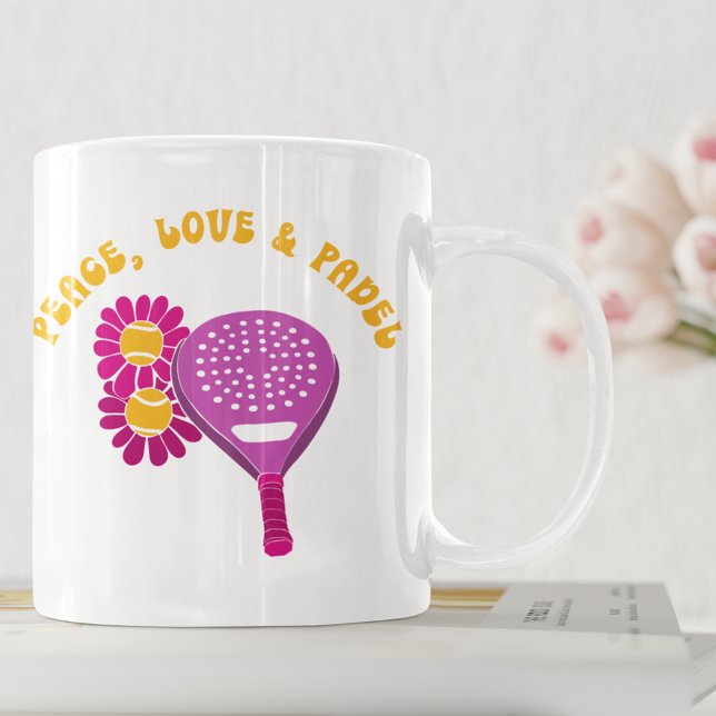 Freden, Kärlek och fadelns blomsterkraft Kaffemugg (Skapare uppladdad)