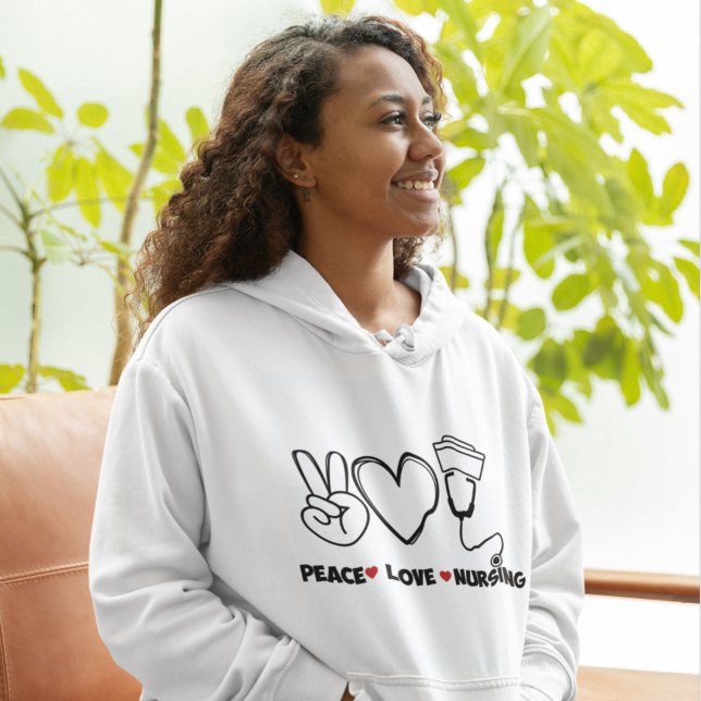 Freden Kärlek sjuksköterskeuppskattning T Shirt (Skapare uppladdad)