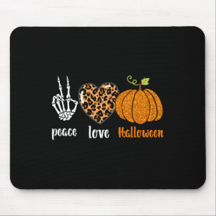 freden kärlek Skeleton fall Pumpkin leopard Hallow Musmatta