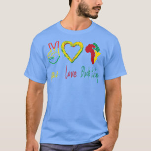 Freden, Kärlek, Svarta historiens månatliga svarta T Shirt