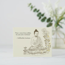 Freden kommer från Buddha
