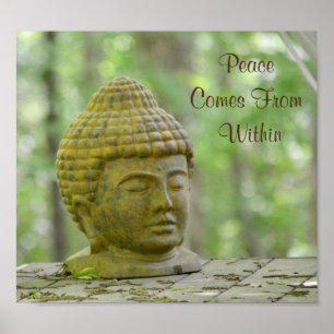 Freden kommer inifrån Buddha Poster