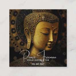 FREDEN MINNS | MEDITATIONS PORTRÄTT FYRKANTIGT VISITKORT