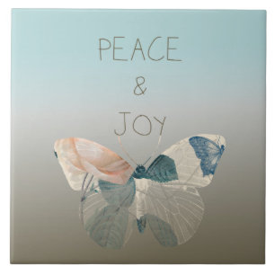 Freden och Joy Butterfly Kakelplatta