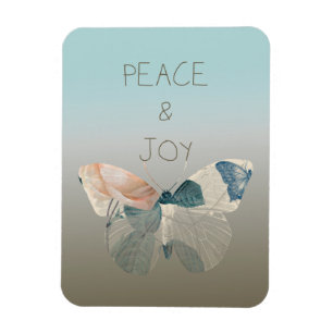 Freden och Joy Butterfly Magnet