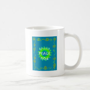 Freden ska vara med din teckning kaffemugg